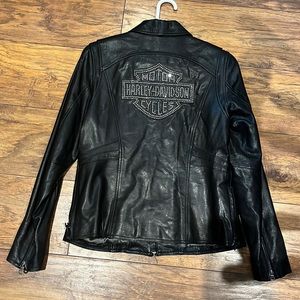 Harley Davidson Womens Leather Riding Jacket